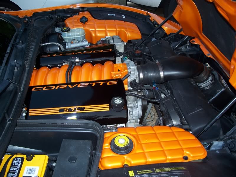 Corvette Factory ECU Tuning engine bay