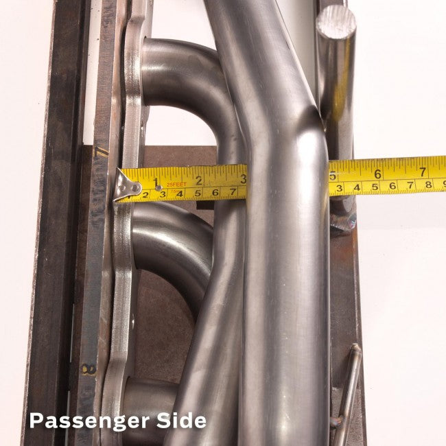 GM LS1 Turbo Headers: Down and Forward