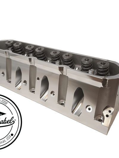 Cathedral Port 5.3L 3.780" (+) Bore - Pair Black Label CNC Cylinder Head - Stainless or Titanium Valves