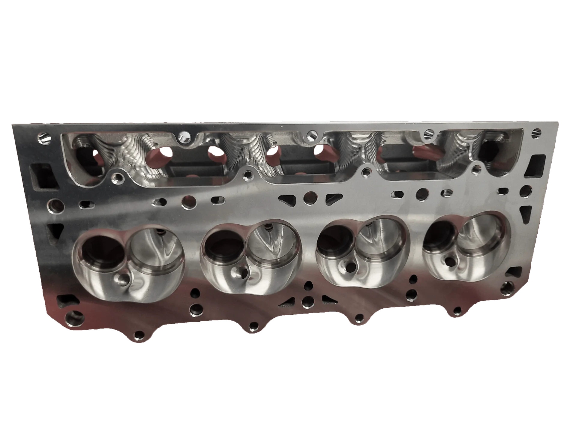 Cathedral Port 5.3L 3.780" (+) Bore - Pair Black Label CNC Cylinder Head - Stainless or Titanium Valves