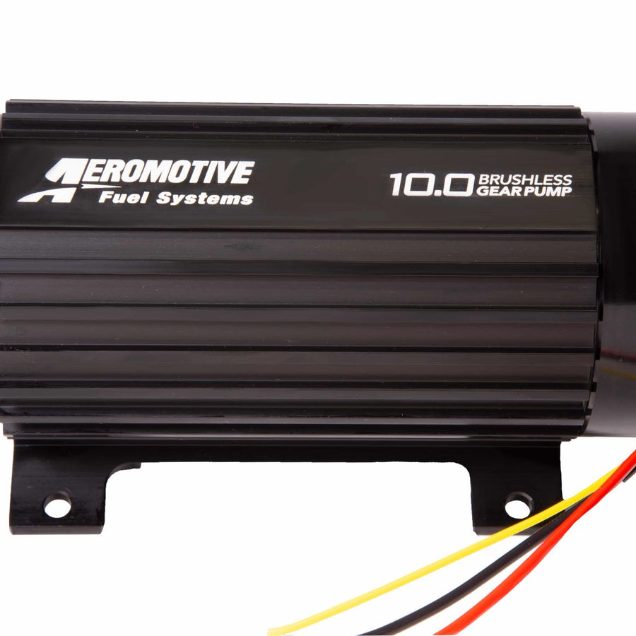 Aeromotive Universal 10.0 gpm Brushless Spur Gear Pump Variable Speed In-Line