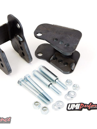 1982 - 2002 GM F-Body Lower Control Arm Relocation Brackets Weld-In