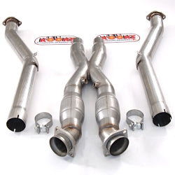 Kooks 3" x 2.5" Catted Crossover Pipe 1997-2004 Corvette C5 & Z06