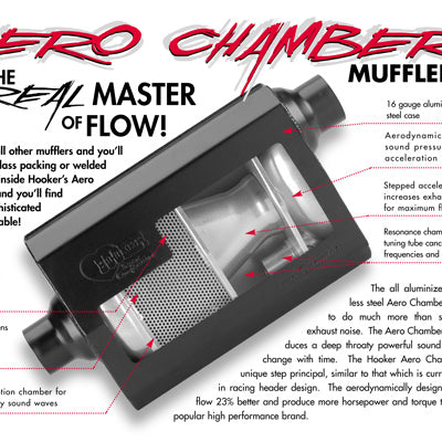 Hooker Aerochamber Muffler 1993-02 F-Body