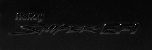 Holley Sniper EFI Fabricated Intake Manifold LS1/LS2/LS6 cathedral port 102mm Black