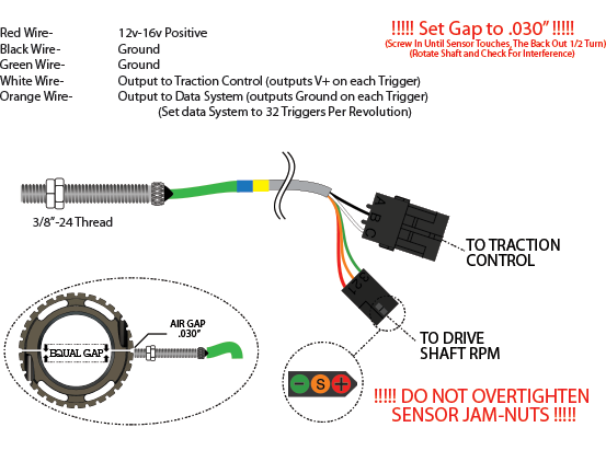 32 Tooth Drive Shaft RPM Ring